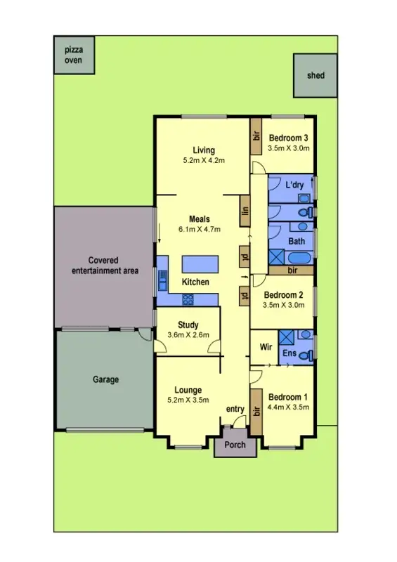 Floorplan of Homely house listing, 37 Chifley Circuit, Burnside Heights VIC 3023