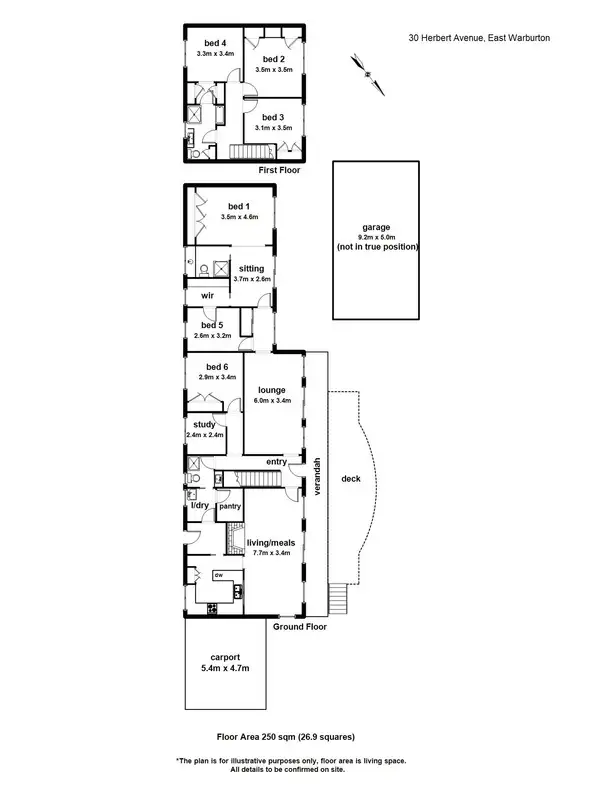 Floorplan of Homely house listing, 30 Herbert Avenue, East Warburton VIC 3799