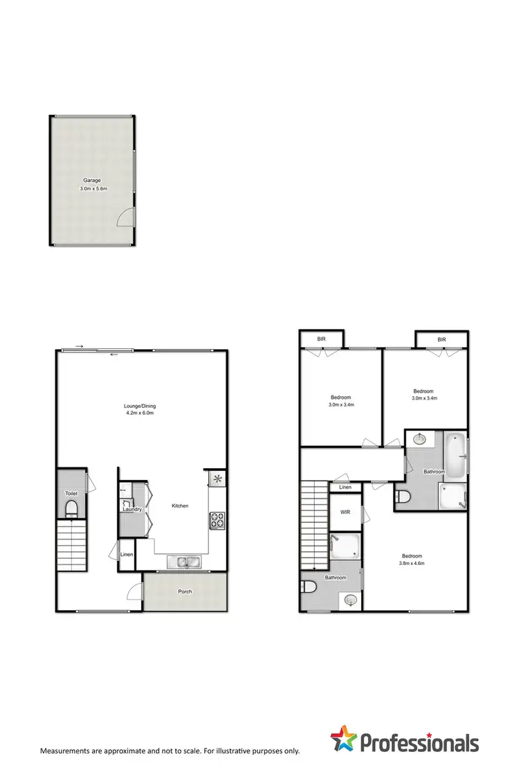 Floorplan of Homely townhouse listing, 7/12 Pine Road, Casula NSW 2170