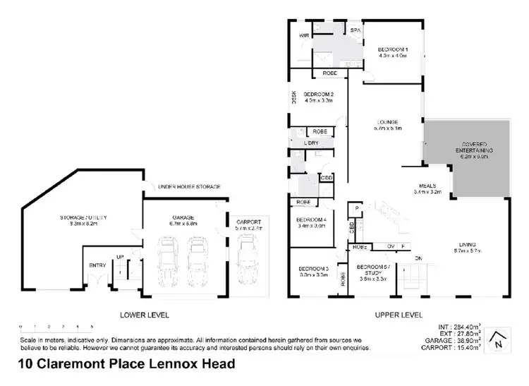 Floorplan of Homely house listing, 10 Claremont Place, Lennox Head NSW 2478