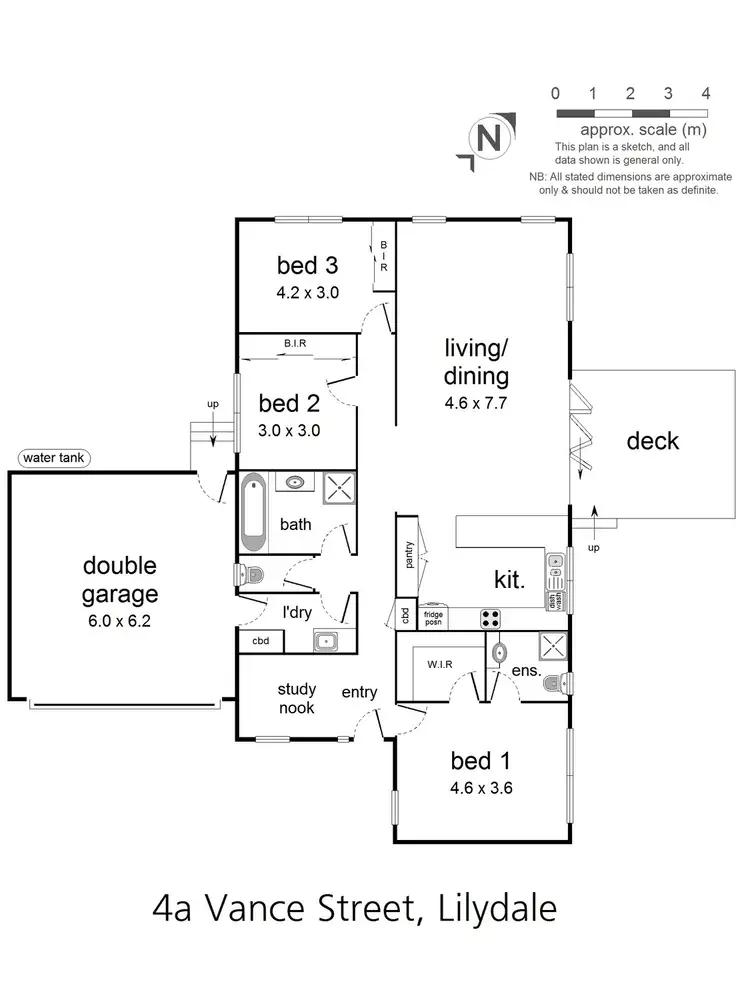 Floorplan of Homely house listing, 4a Vance Street, Lilydale VIC 3140