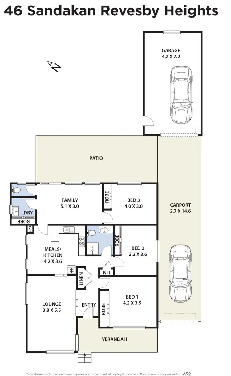 Floorplan of Homely house listing, 46 Sandakan Road, Revesby Heights NSW 2212