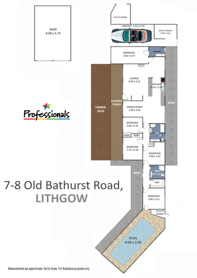 Floorplan of Homely house listing, Lot/7 - 8 Bathurst Place, Lithgow NSW 2790