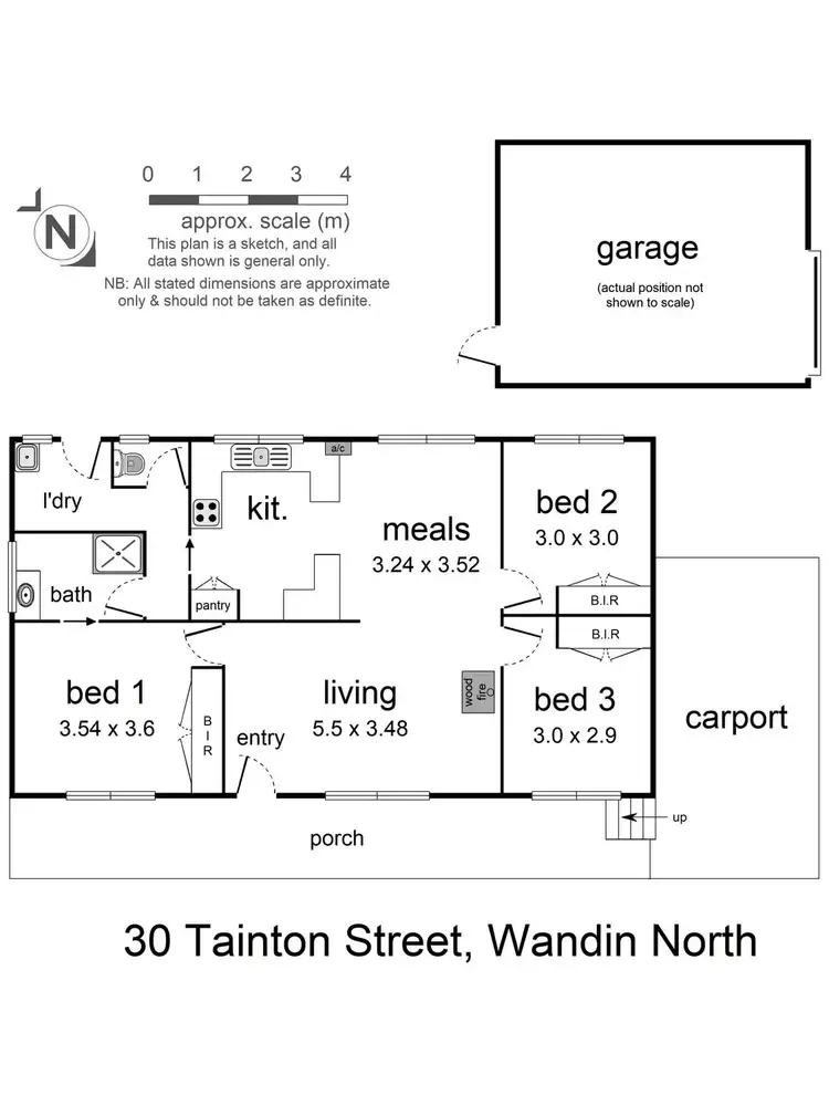 Floorplan of Homely house listing, 30 Tainton Street, Wandin North VIC 3139