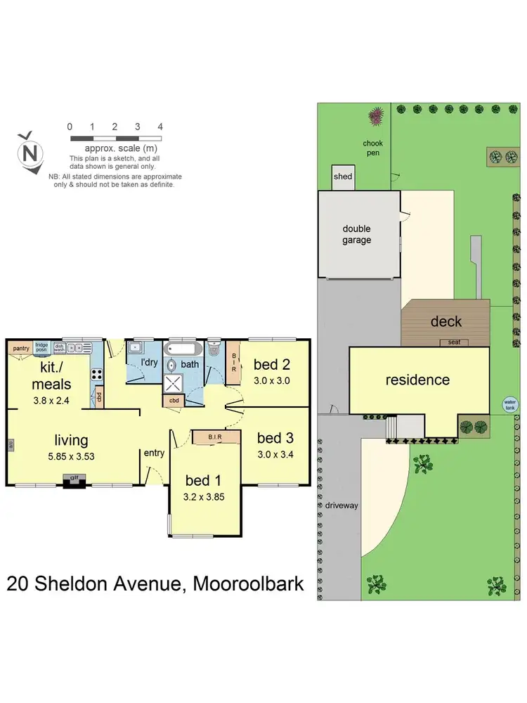 Floorplan of Homely house listing, 20 Sheldon Avenue, Mooroolbark VIC 3138