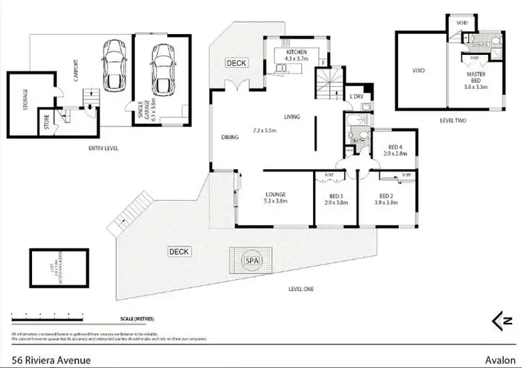 Floorplan of Homely house listing, 56 Riviera Avenue, Avalon NSW 2107