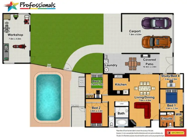 Floorplan of Homely house listing, 38 Magnolia Street, Holloways Beach QLD 4878