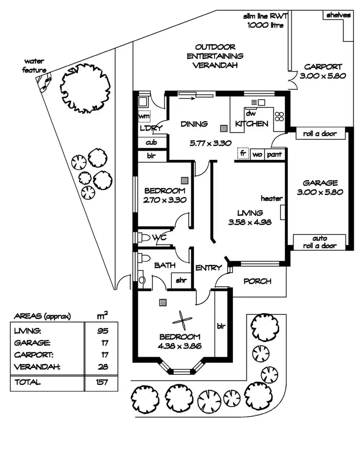 Floorplan of Homely unit listing, 4/3 Galway Avenue, Collinswood SA 5081