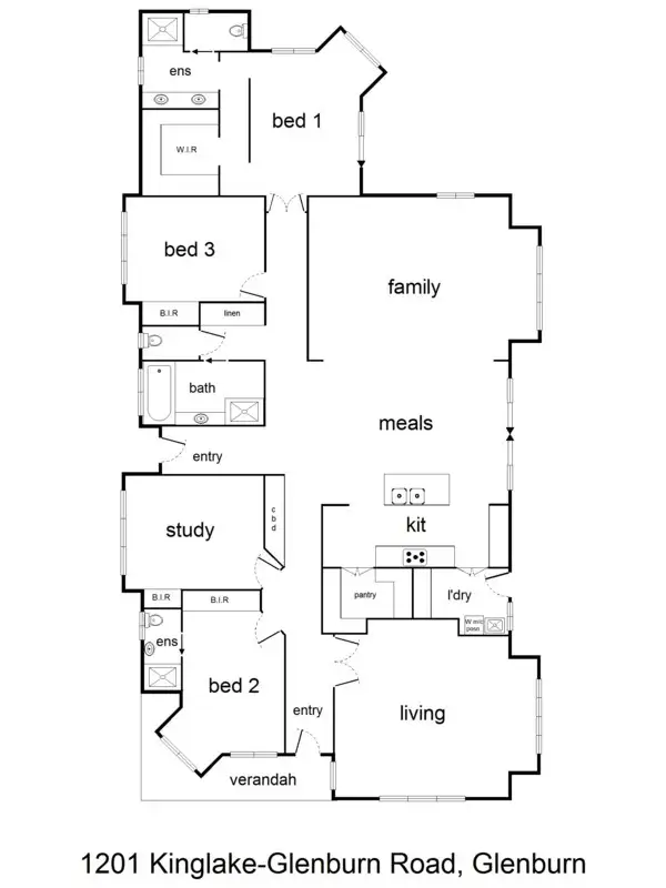 Floorplan of Homely house listing, 1201 Kinglake-Glenburn Road, Glenburn VIC 3717