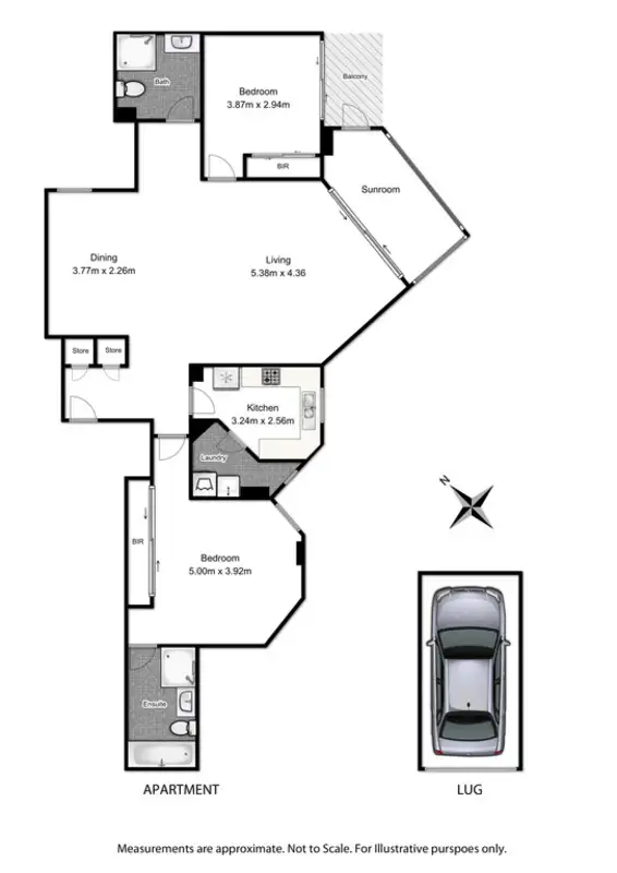 Floorplan of Homely apartment listing, 148/120 Pyrmont Street, Pyrmont NSW 2009