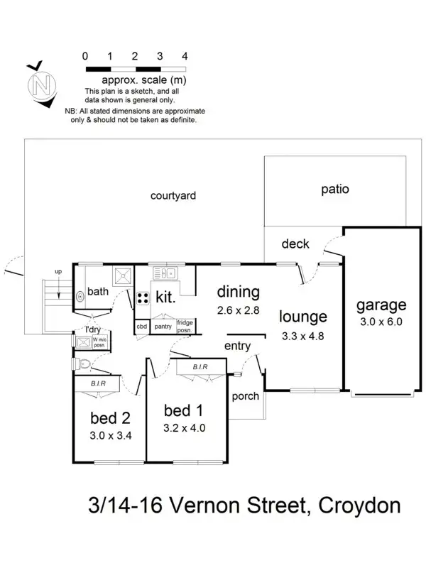 Floorplan of Homely house listing, 3/14-16 Vernon Street, Croydon VIC 3136