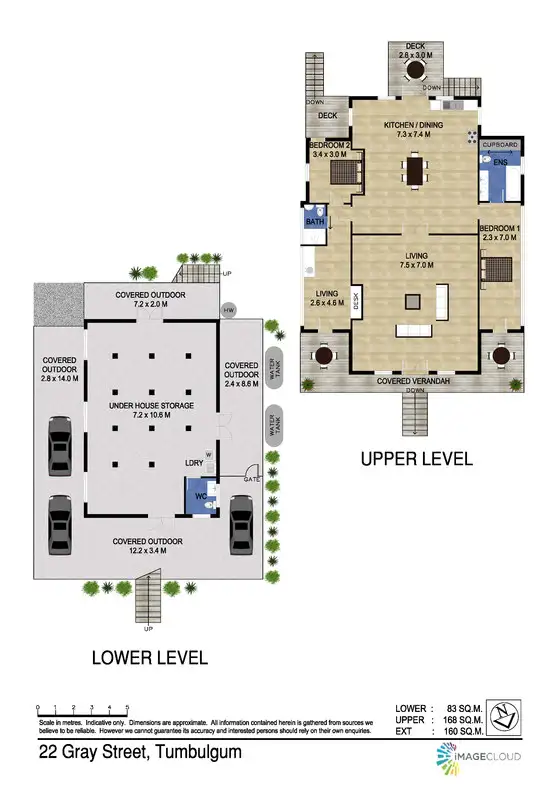 Floorplan of Homely house listing, 22 Gray Street, Tumbulgum NSW 2490