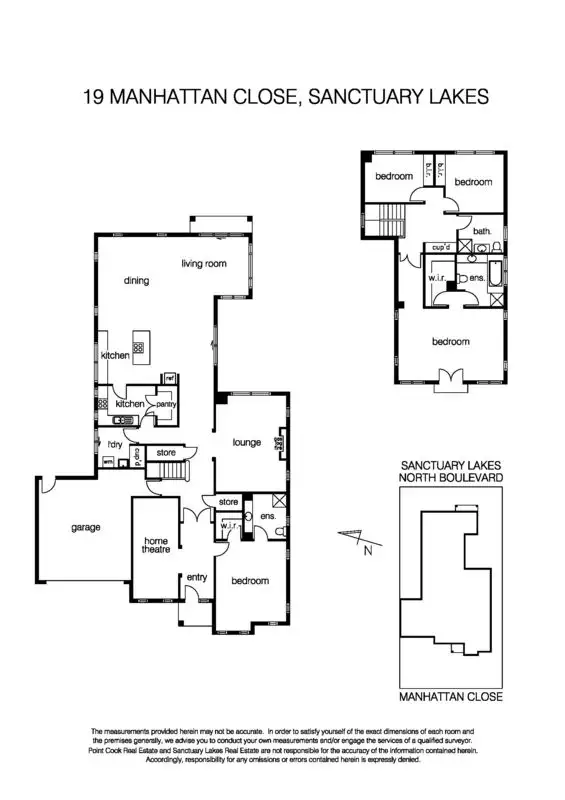 Floorplan of Homely house listing, 19 Manhattan Close, Sanctuary Lakes VIC 3030