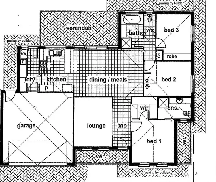 Floorplan of Homely townhouse listing, 36/313 Eighth Street, Mildura VIC 3500