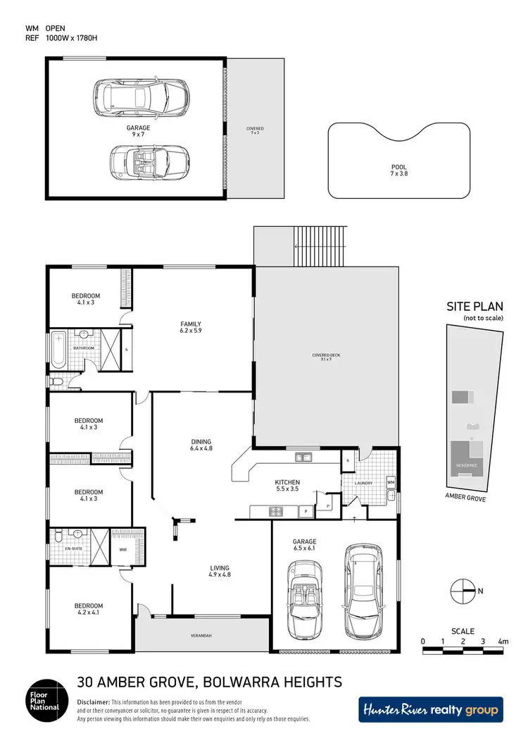 Floorplan of Homely house listing, 30 Amber Grove, Bolwarra Heights NSW 2320