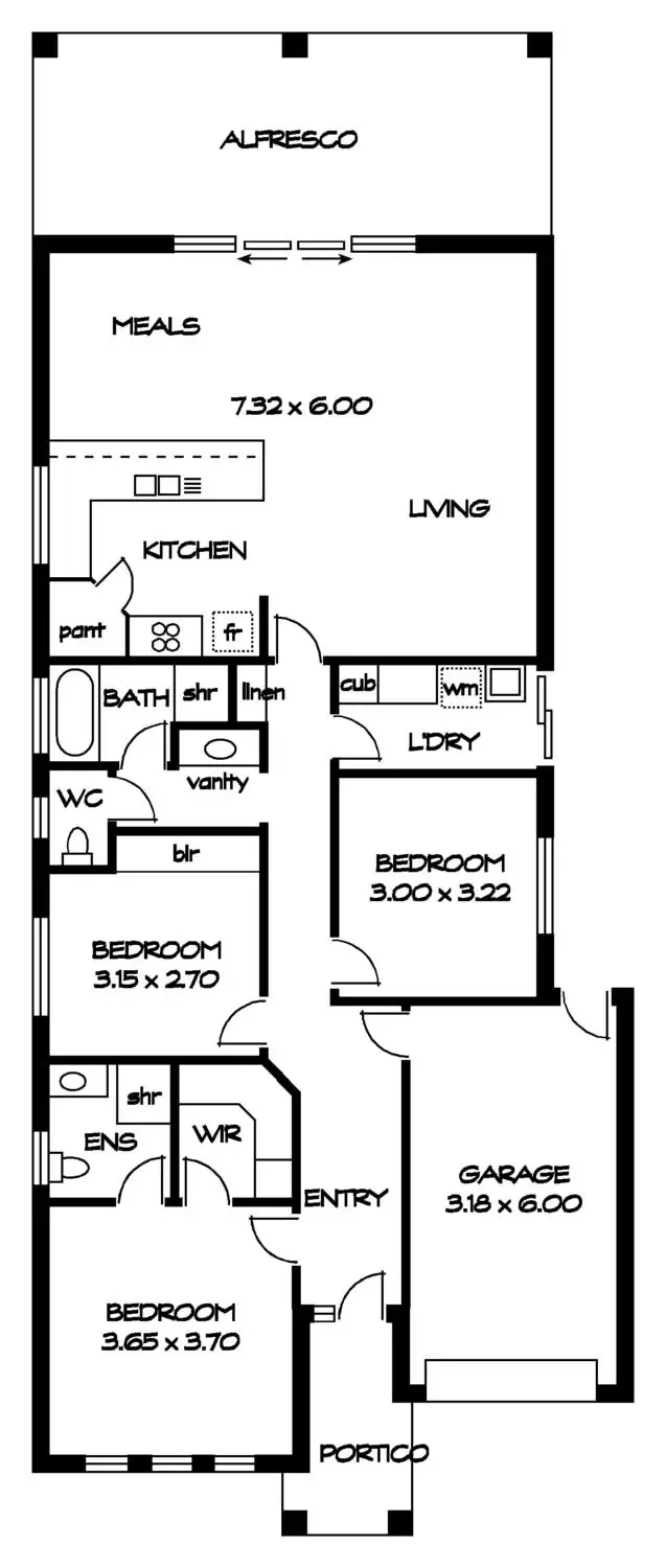 Floorplan of Homely house listing, 3 Bathurst Street, Athol Park SA 5012