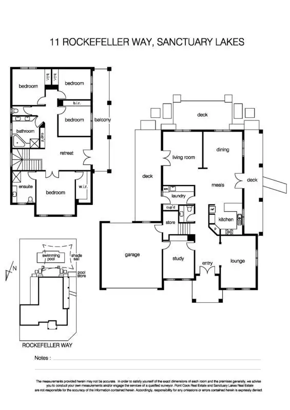 Floorplan of Homely house listing, 11 Rockefeller Way, Sanctuary Lakes VIC 3030