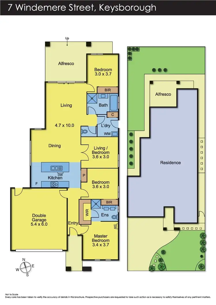 Floorplan of Homely house listing, 7 Windermere Street, Keysborough VIC 3173