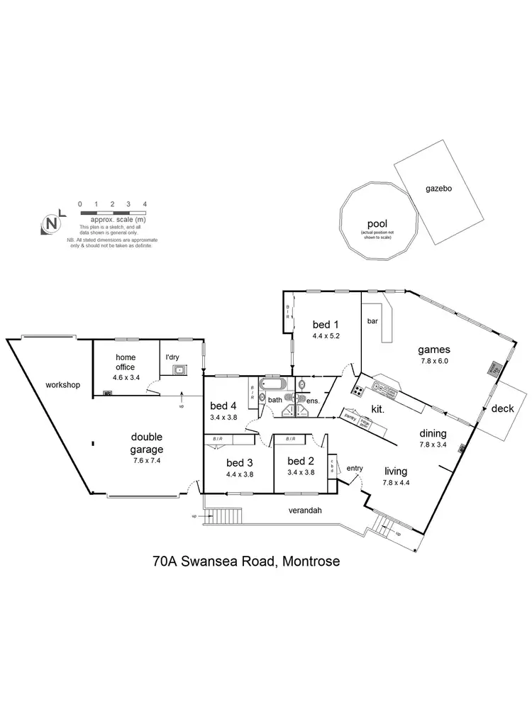 Floorplan of Homely house listing, 70A Swansea Road, Montrose VIC 3765