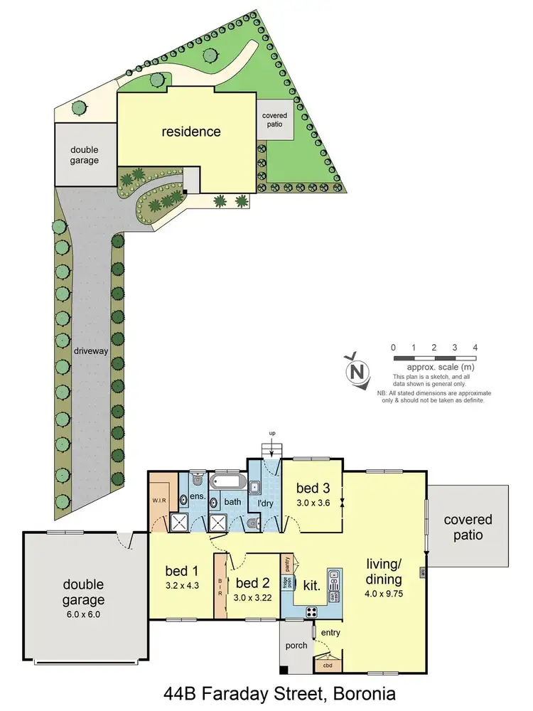 Floorplan of Homely house listing, 44b Faraday Street, Boronia VIC 3155
