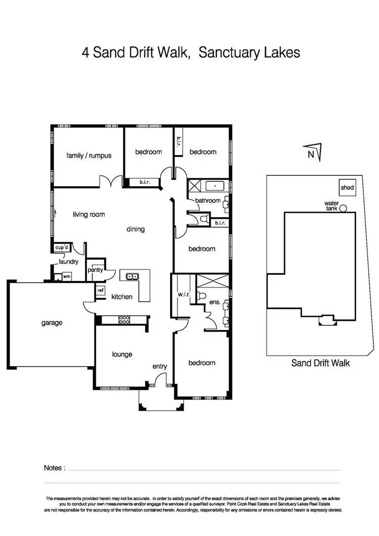 Floorplan of Homely house listing, 4 Sand Drift Walk, Sanctuary Lakes VIC 3030