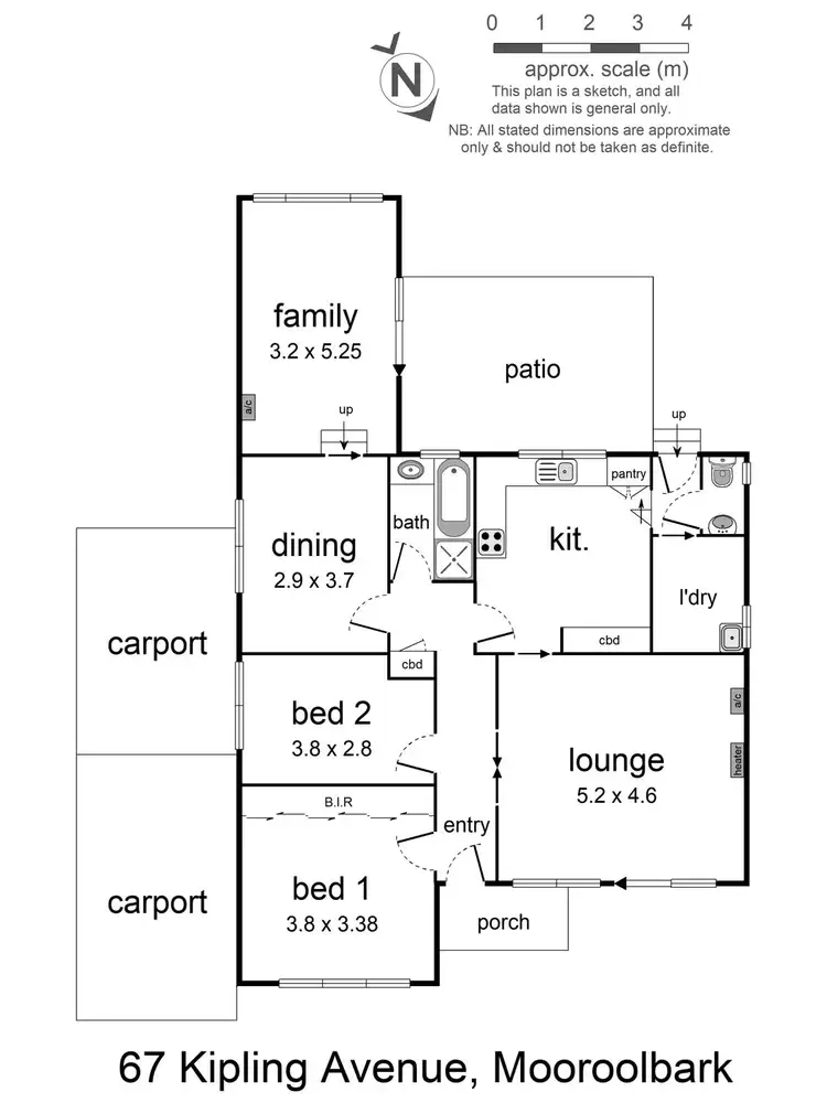Floorplan of Homely house listing, 67 Kipling Avenue, Mooroolbark VIC 3138