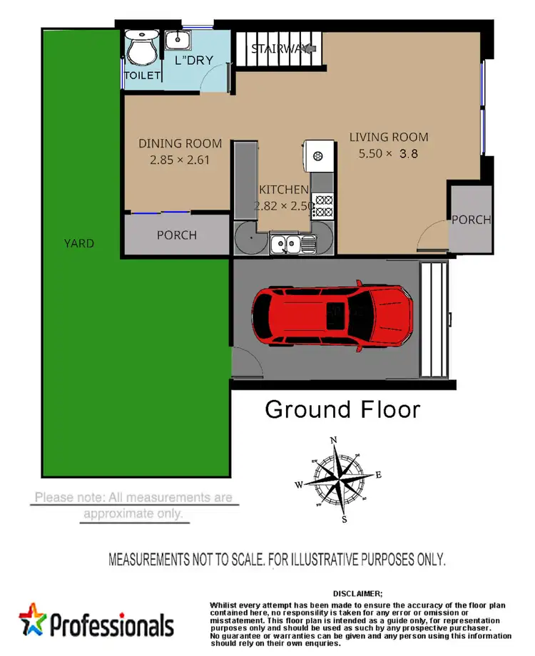 Floorplan of Homely townhouse listing, 2/73-74 Park Avenue, Kingswood NSW 2747