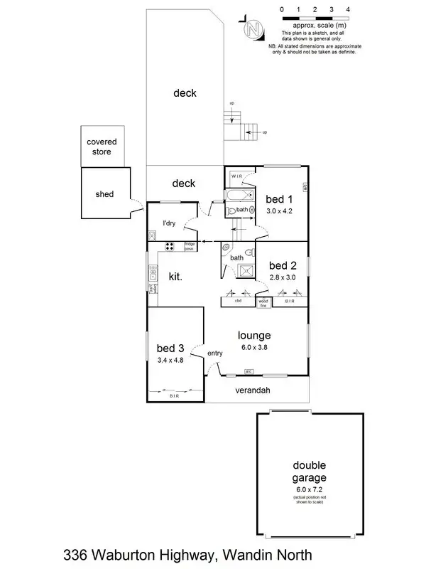 Floorplan of Homely house listing, 336 Warburton Highway, Wandin North VIC 3139
