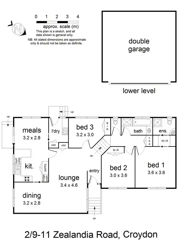 Floorplan of Homely unit listing, 2/9-11 Zealandia Road, Croydon VIC 3136
