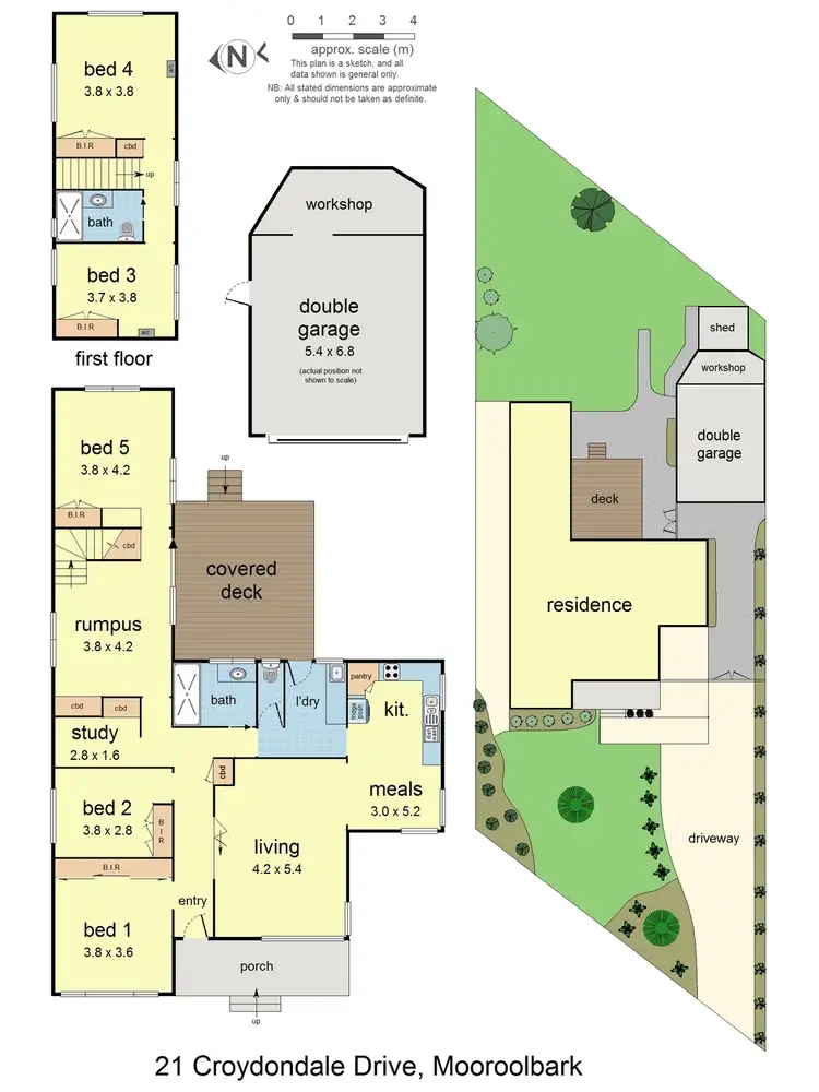 Floorplan of Homely house listing, 21 Croydondale Drive, Mooroolbark VIC 3138