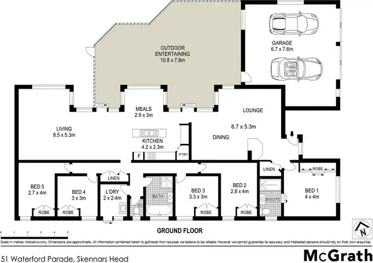 Floorplan of Homely house listing, 51 Waterford Parade, Skennars Head NSW 2478