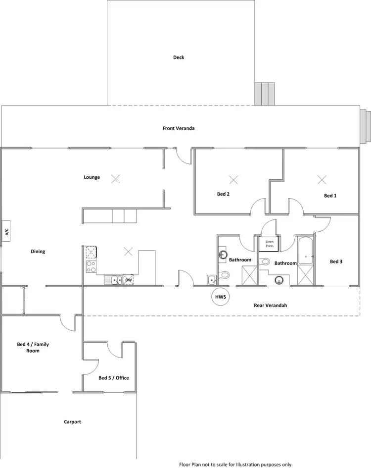 Floorplan of Homely house listing, 62 Bayview Road, Point Turton SA 5575