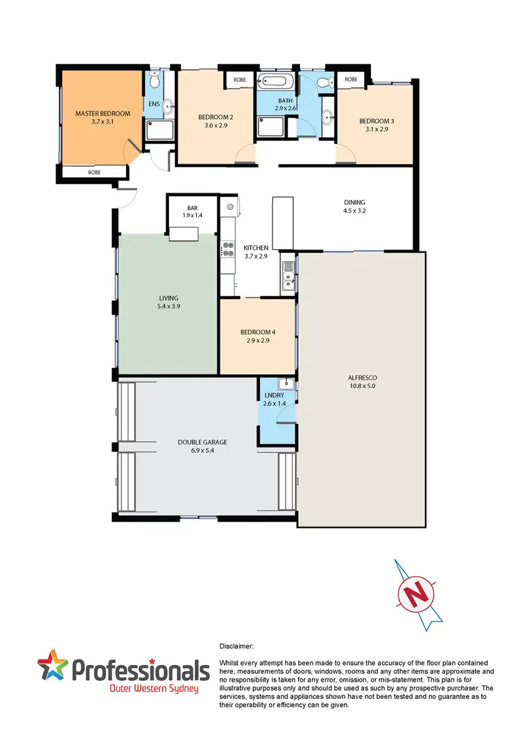 Floorplan of Homely house listing, 23 Lexington Avenue, St Clair NSW 2759