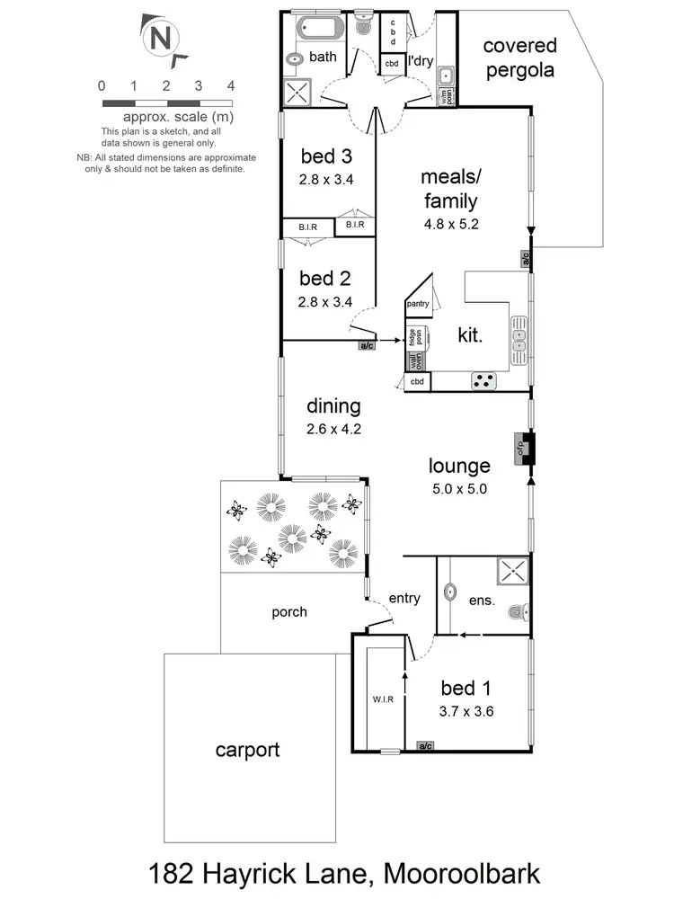 Floorplan of Homely house listing, 182 Hayrick Lane, Mooroolbark VIC 3138