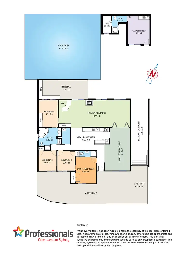Floorplan of Homely house listing, 9 Dilga Crescent, Erskine Park NSW 2759