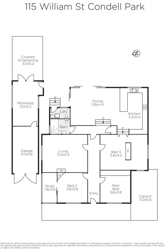 Floorplan of Homely house listing, 115 William Street, Condell Park NSW 2200