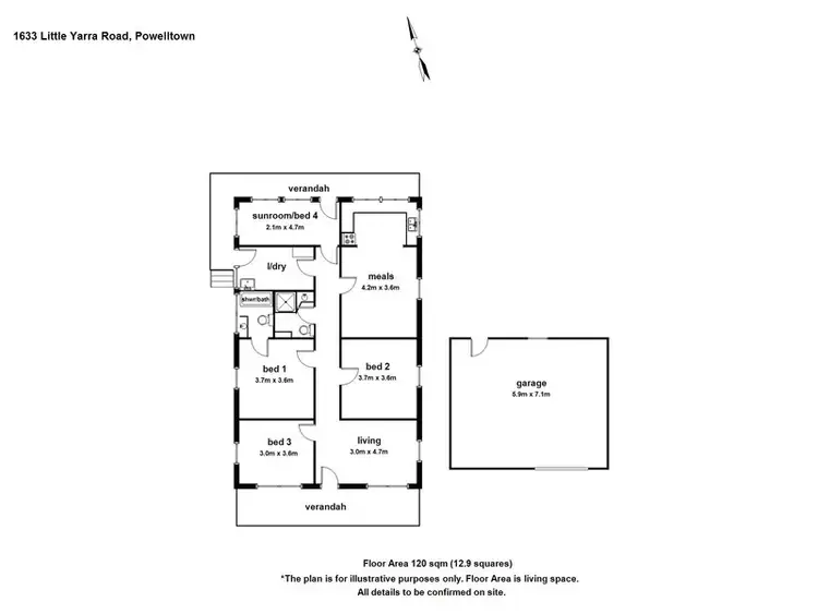Floorplan of Homely house listing, 1633 Little Yarra Road, Powelltown VIC 3797