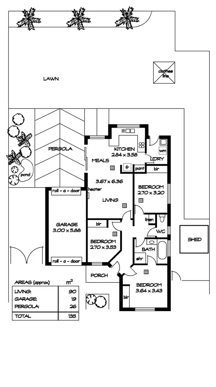 Floorplan of Homely house listing, 10 Navigator Drive, Northgate SA 5085