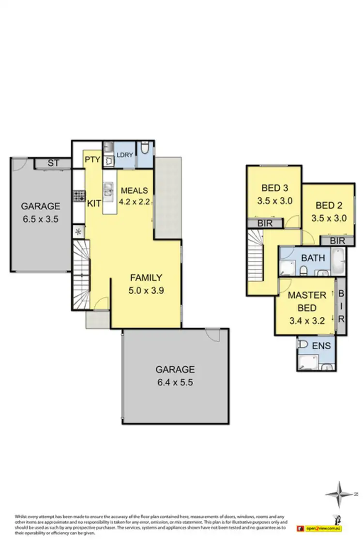 Floorplan of Homely townhouse listing, 3/8 Balmoral Street, Braybrook VIC 3019