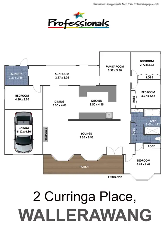 Floorplan of Homely house listing, 2 Curringa Place, Wallerawang NSW 2845