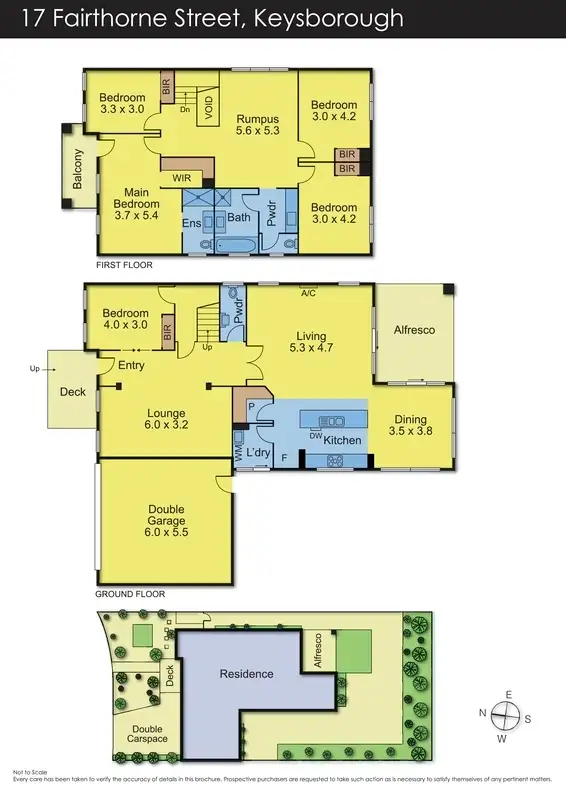 Floorplan of Homely house listing, 17 Fairthorne Street, Keysborough VIC 3173