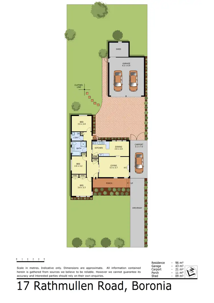Floorplan of Homely house listing, 17 Rathmullen Road, Boronia VIC 3155