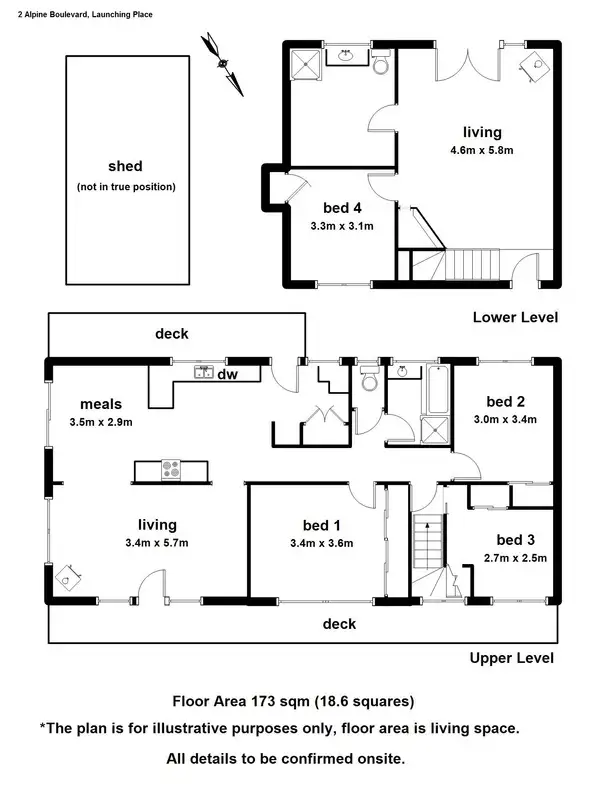 Floorplan of Homely house listing, 2 Alpine Boulevard, Launching Place VIC 3139