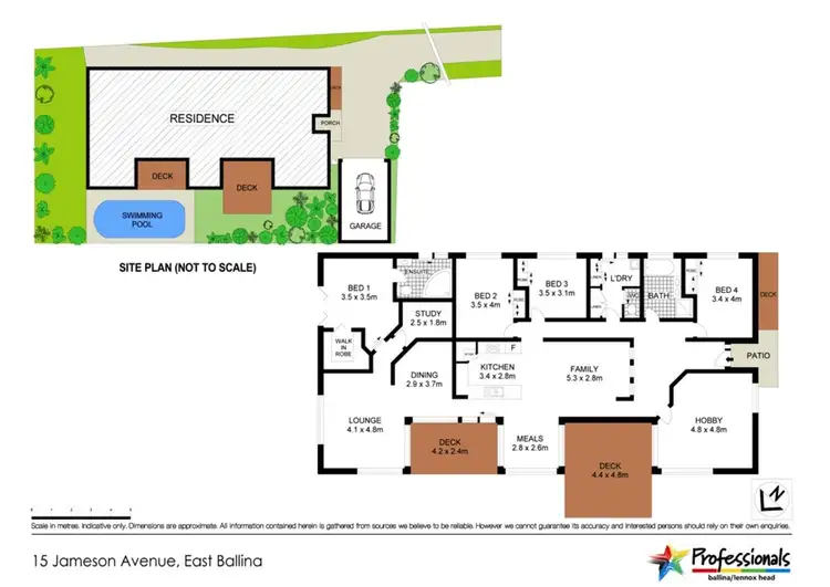 Floorplan of Homely house listing, 15 Jameson Avenue, East Ballina NSW 2478