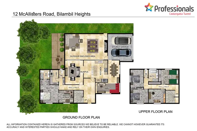 Floorplan of Homely house listing, 12 McAllisters Road, Bilambil Heights NSW 2486