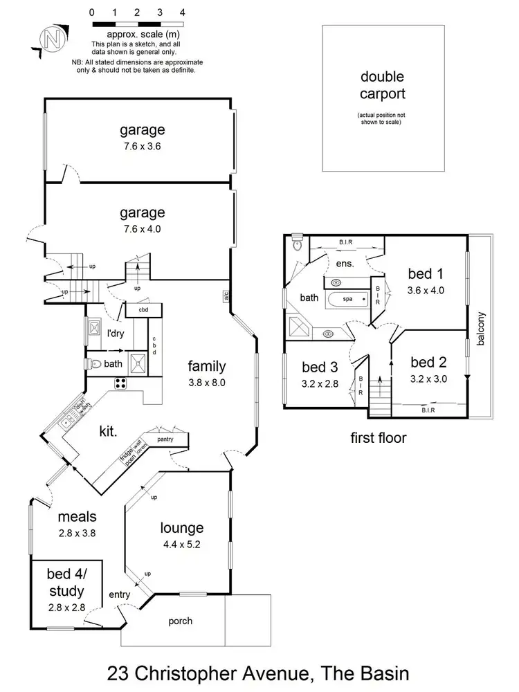 Floorplan of Homely house listing, 23 Christopher Avenue, The Basin VIC 3154