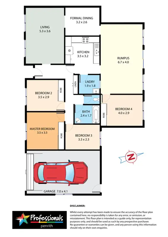 Floorplan of Homely house listing, 38 Little (aka 6 Wrench St) Street, Cambridge Park NSW 2747