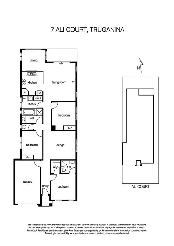 Floorplan of Homely house listing, 7 Ali Court, Truganina VIC 3029