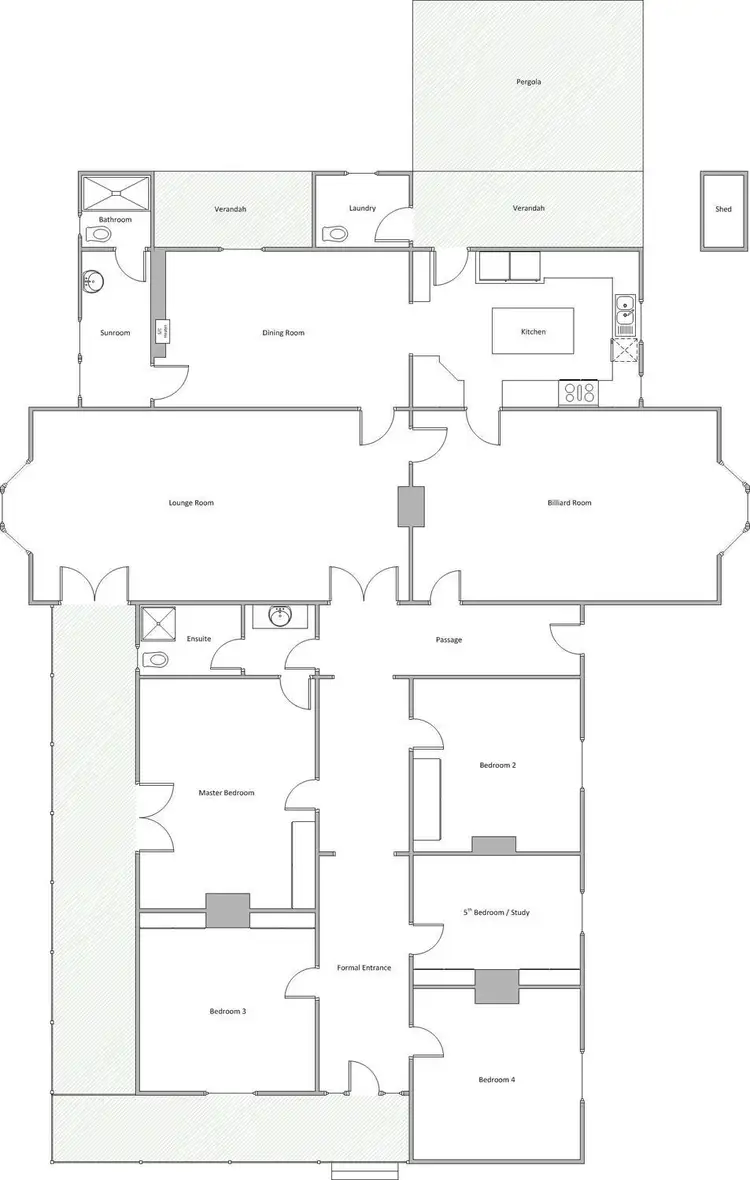 Floorplan of Homely house listing, 4 Main Street, Minlaton SA 5575