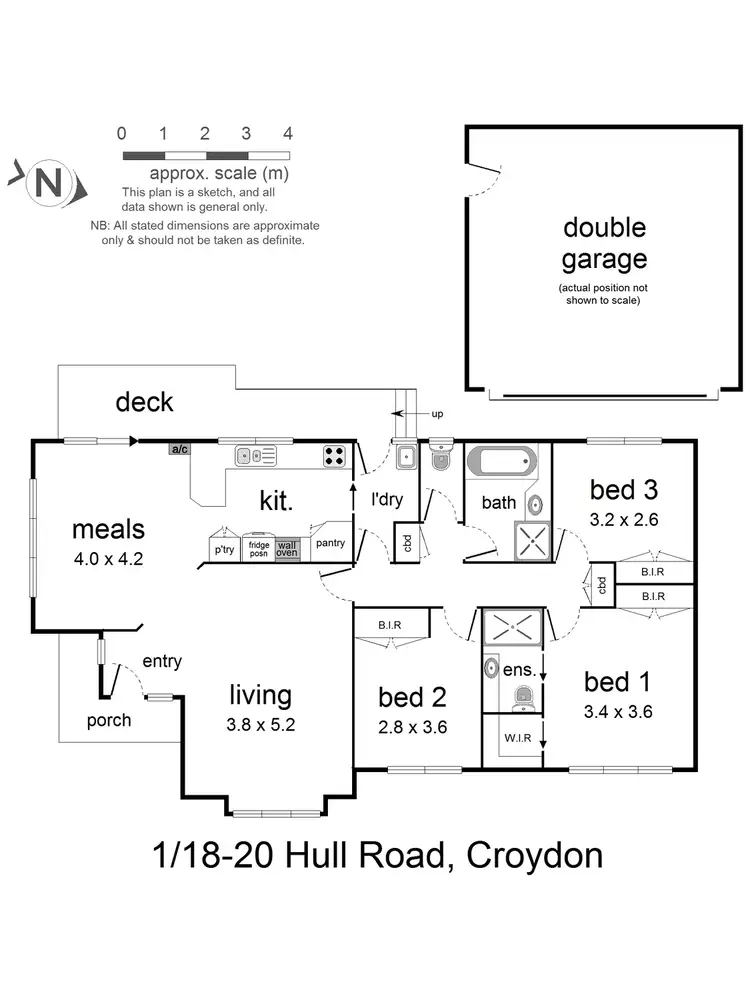 Floorplan of Homely unit listing, 1/18-20 Hull Road, Croydon VIC 3136